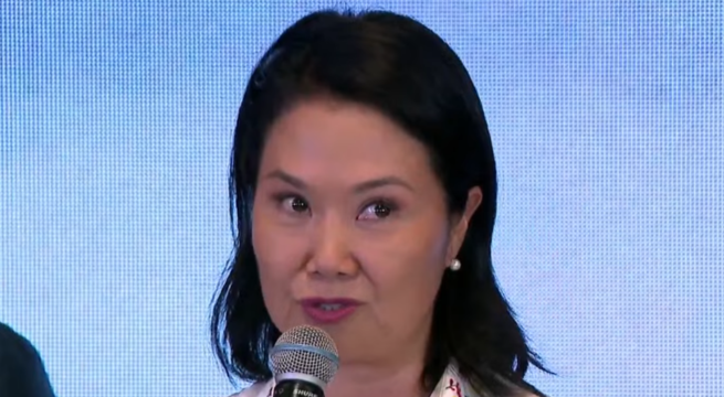 Keiko Fujimori llama a la calma y dice que reconocerá los resultados de la segunda vuelta electoral