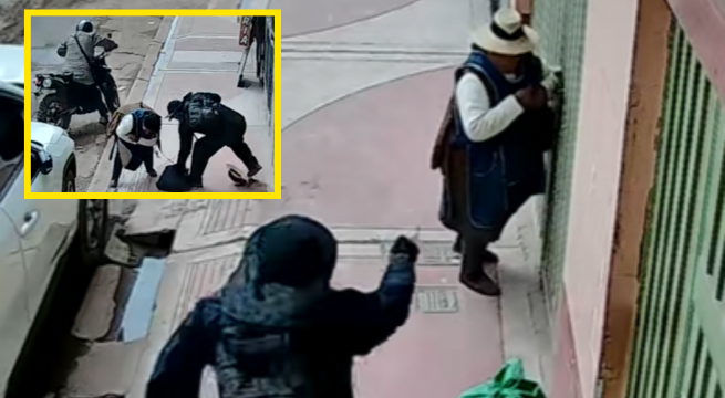 Delincuentes golpean a mujer para robarle bolso en Puno: vecinos intentaron defenderla
