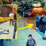 Atacan a balazos a agente de seguridad de tienda deportiva | VIDEO