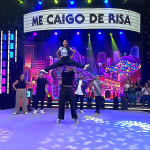 Me Caigo de Risa: ¡Lita Pezo terminó “volando” tras el inesperado baile con Eduardo Romay!