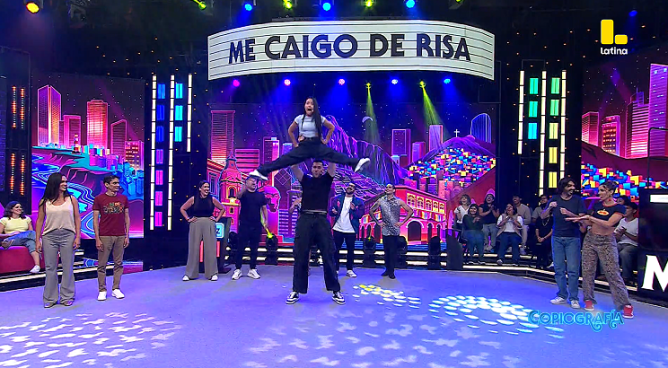 Me Caigo de Risa: ¡Lita Pezo terminó “volando” tras el inesperado baile con Eduardo Romay!