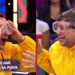 Me Caigo de Risa: ¡Renzo Schuller dijo “canicas” para trolear a César Ritter y terminó completamente empapado!