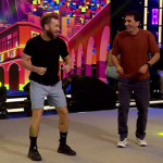 Me Caigo De Risa: ¡César Ritter sorprendió en una competencia de baile y terminó enfrentando a Rodrigo Sánchez Patiño!