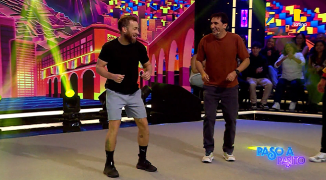 Me Caigo De Risa: ¡César Ritter sorprendió en una competencia de baile y terminó enfrentando a Rodrigo Sánchez Patiño!