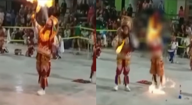 Escolar sufre quemaduras tras incendiarse durante presentación de danza