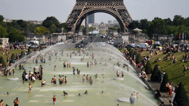 Francia registró su día más caluroso desde 1947 con picos de hasta 44 grados