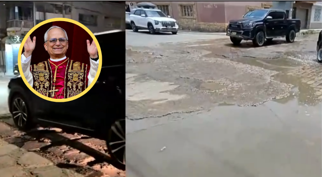 Grietas y pistas dañadas en ruta del papa en Chiclayo | VIDEO