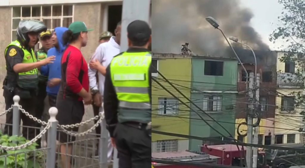 Chorrillos: incendio afectó tres viviendas durante celebraciones por el Día del Padre | VIDEO
