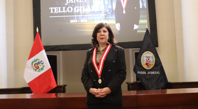 Janet Tello rechaza “sometimiento” del Poder Judicial y reafirma defensa de la independencia judicial