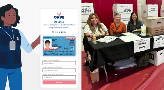 ONPE inicia pago de S/165 a más de 270 mil miembros de mesa de la segunda vuelta