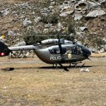 MININTER envía helicóptero a Áncash para atender emergencia por avalancha en nevado Tocllaraju