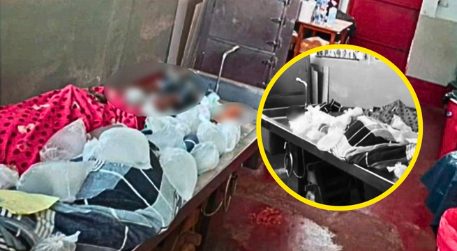 Morgue conserva cadáveres con bolsas de hielo por falta de cámara frigorífica