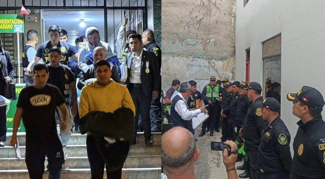 Ate: Fiscalía detiene preliminarmente a nueve policías por presuntos actos de corrupción