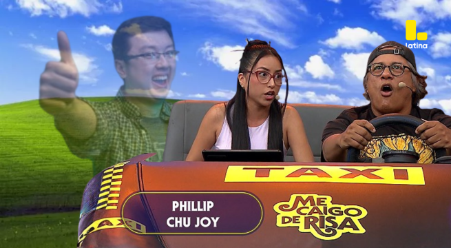 Me Caigo de Risa: ¡LITA PEZO SE CONVIRTIÓ EN PHILLIP CHU JOY Y EMILRAM COSSÍO NO TARDÓ EN ADIVINARLO!
