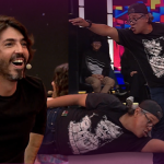 Me Caigo de Risa: Emilram Cossío hizo de todo para imitar a una manguera pero nada funcionó