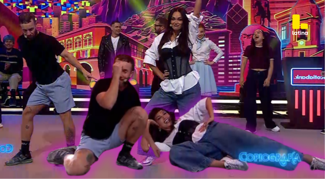 Me Caigo de Risa: ¡Angie Arizaga se persignó antes del salto… y tenía sus razones!