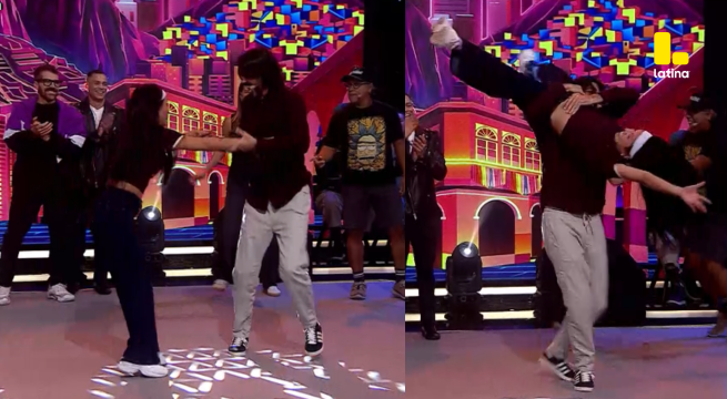 Me Caigo de Risa: ¡Manuel Gold hizo VOLAR a Lita Pezo en pleno baile!
