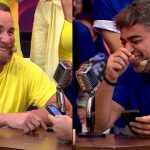Me Caigo De Risa: ¡Rodrigo Sánchez Patiño se rió de su propio chiste y contagió a Renzo Schuller en plena competencia!
