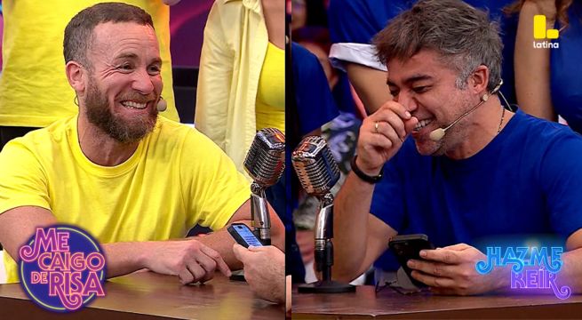 Me Caigo De Risa: ¡Rodrigo Sánchez Patiño se rió de su propio chiste y contagió a Renzo Schuller en plena competencia!