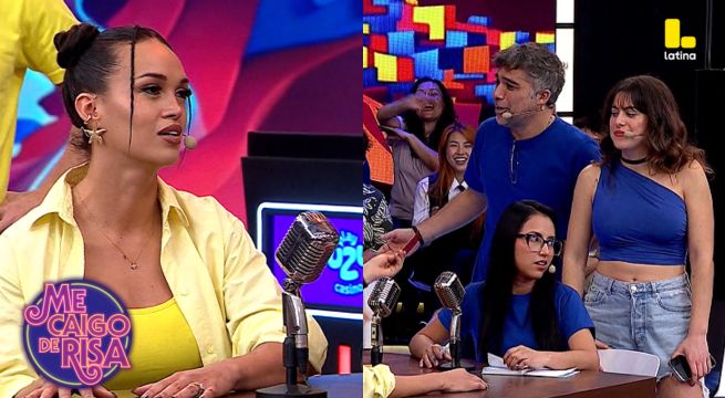 Me Caigo De Risa: ¡Renzo Schuller arruinó el chiste de Angie Arizaga y terminó castigado!