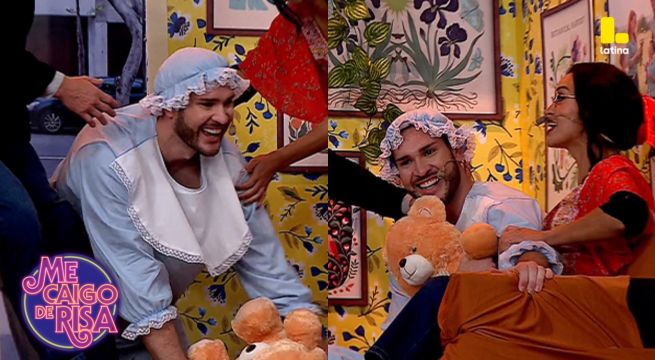 Me Caigo De Risa: ¡Eduardo Romay desata risas al interpretar a un peculiar “bebé gigante”!