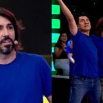¡Manuel Gold inventa sus propios pasos y termina en el suelo junto a Armando Machuca en Me Caigo De Risa!