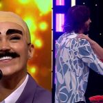 ¡Angie Arizaga sorprende al transformarse en Óscar D'León y conquista el escenario de Me Caigo De Risa!