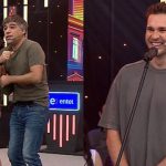 ¡Eduardo Romay hace estallar de risa a Renzo Schuller con un inesperado sonido en Me Caigo De Risa!