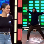 ¡Jely Reátegui y Manuel Gold sorprenden con su energía en la pista de baile de Me Caigo De Risa!
