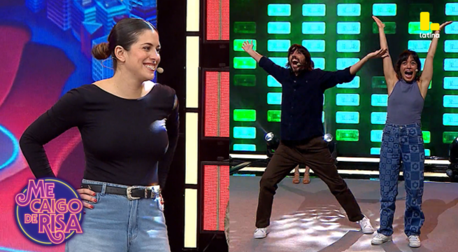 ¡Jely Reátegui y Manuel Gold sorprenden con su energía en la pista de Me Caigo de Risa!