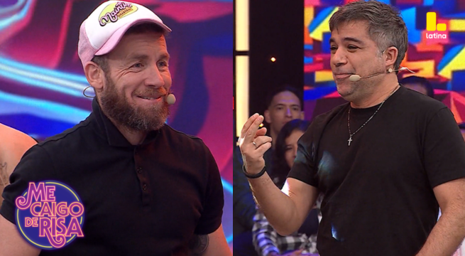 ¡El juego arranca con Jely Reátegui y termina en un divertido caos con Renzo Schuller en Me Caigo de Risa!