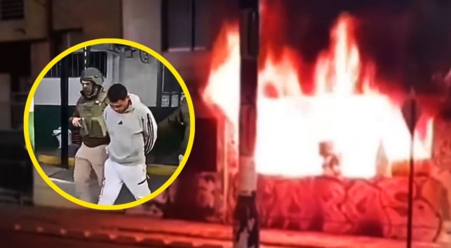 Terror en Chile: peruano incendia la casa donde sus dos hijos se encontraban
