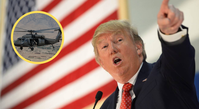 Trump acusa a Irán de derribar helicóptero de EE.UU. y advierte represalias en el estrecho de Ormuz