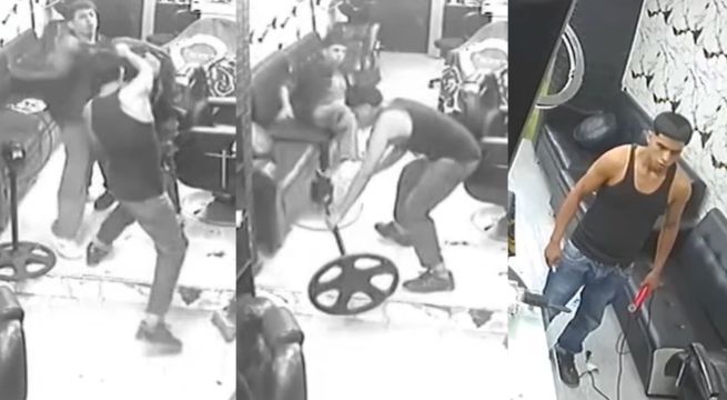 Golpeó brutalmente a dos barberos porque no le gustó su corte de cabello y quedó libre