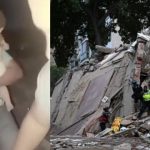 Bebé es rescatado sano y salvo de entre los escombros tras los terremotos en Venezuela