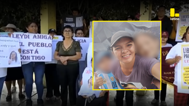 Mocupe: Leydi Dávila, madre de dos niños, es detenida por presunta extorsión y pueblo exige su libertad