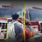 San Borja: Mujer se aferra a camión de bomberos y retrasa atención de incendio