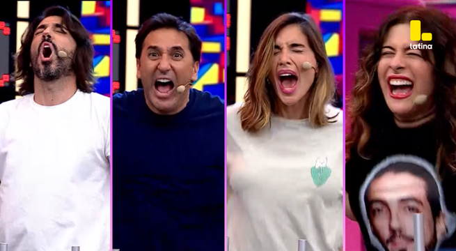 Me Caigo de Risa: ¡Se les pusieron los pelos de punta! Manuel Gold, César Ritter, Korina Rivadeneira y Alicia Mercado recibieron una leve descarga electrica