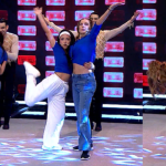 Me Caigo De Risa: ¡Leslie Stewart demostró que está en su prime y cargó a Lita Pezo como si nada!