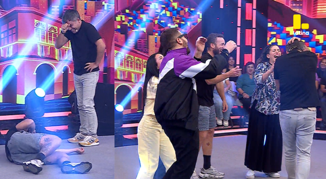 Me Caigo De Risa: ¡Le ganó la edad! Renzo Schuller se confundió de juego y desató la burla general del elenco