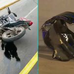Motociclista muere en accidente en túnel Santa Rosa: su casco quedó destrozado