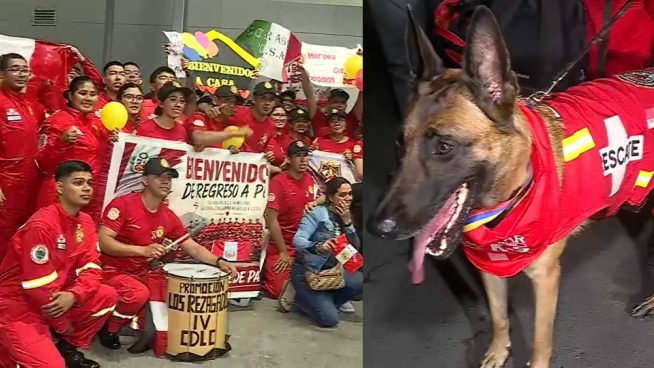 Bomberos peruanos del equipo USAR volvieron tras misión en Venezuela