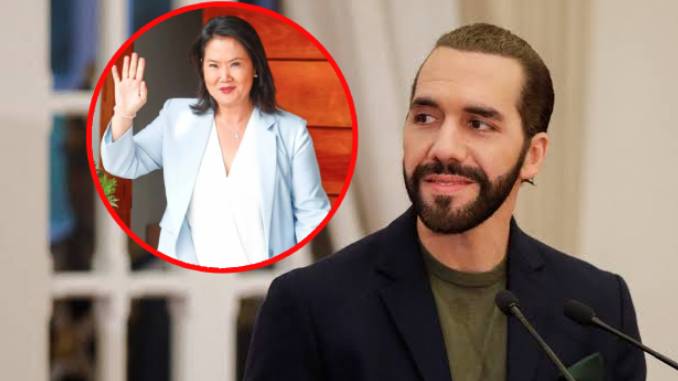 El mensaje de Nayib Bukele a Keiko Fujimori reconociéndola como virtual presidenta del Perú
