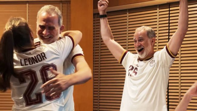 La eufórica celebración del Rey Felipe VI por el pase de España a la final de la Copa del Mundo | VIDEO