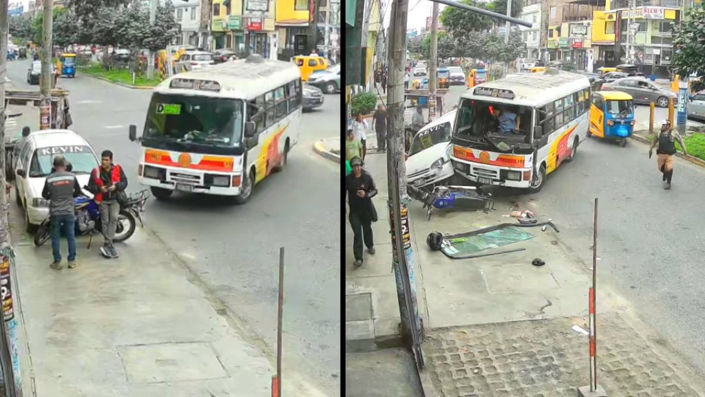 Chofer de cúster muere por impacto de bala en confusa intervención policial en SJM | VIDEO