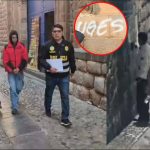 Dos jóvenes fueron intervenidos por hacer pintas en muro inca del Cusco