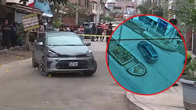 Sicarios disparan más de 20 veces contra taxi desde camioneta y matan a pasajero