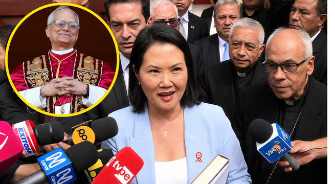 Keiko Fujimori ante llegada del Papa León XIV al Perú:  “El gobierno se pone a disposición”