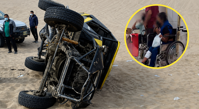Turista pierde un brazo en accidente de vehículo para dunas en Ica