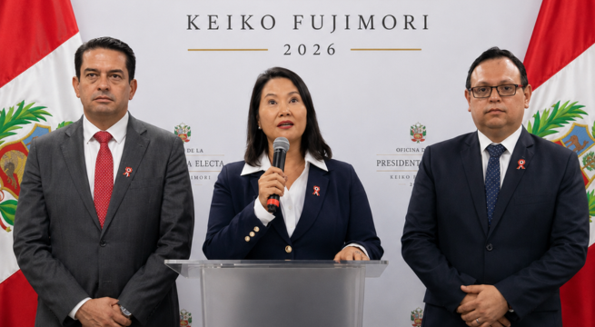 Keiko Fujimori anuncia la creación de la "Oficina de la Presidenta Electa" para la transferencia del gobierno